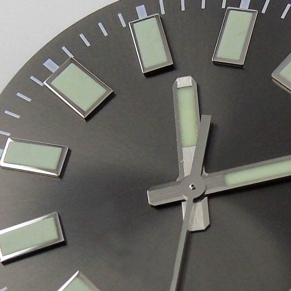 Super Lume 29mm Watch Dial+Solid Japan C3 Lume Hands Fit For NH35 Movement Date