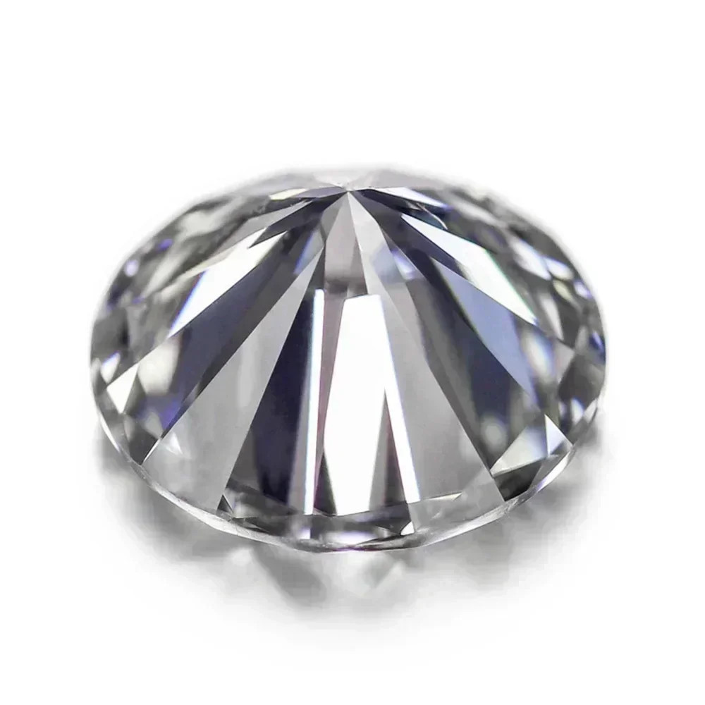 D Color Round Cut Moissanite Stone 0.1CT-12CT w/ Report for Jewelry Making