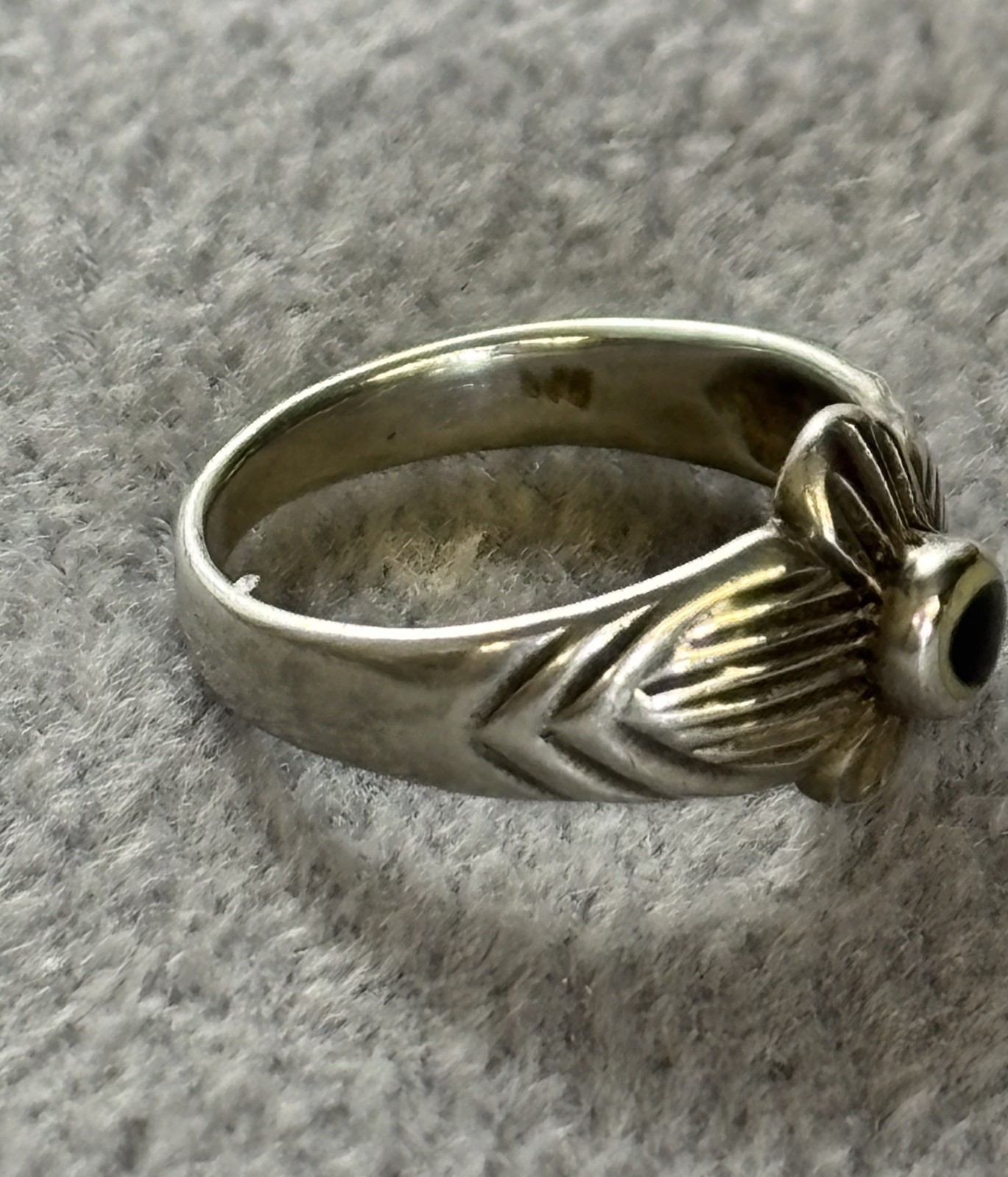 Size 3.25 Vintage Ring Sterling Silver