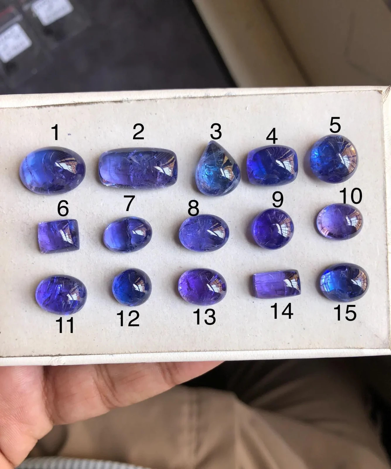 Natural Tanzanite Cabochon, Tanzanite Gemstone, Healing Loose Gem For Jewelry
