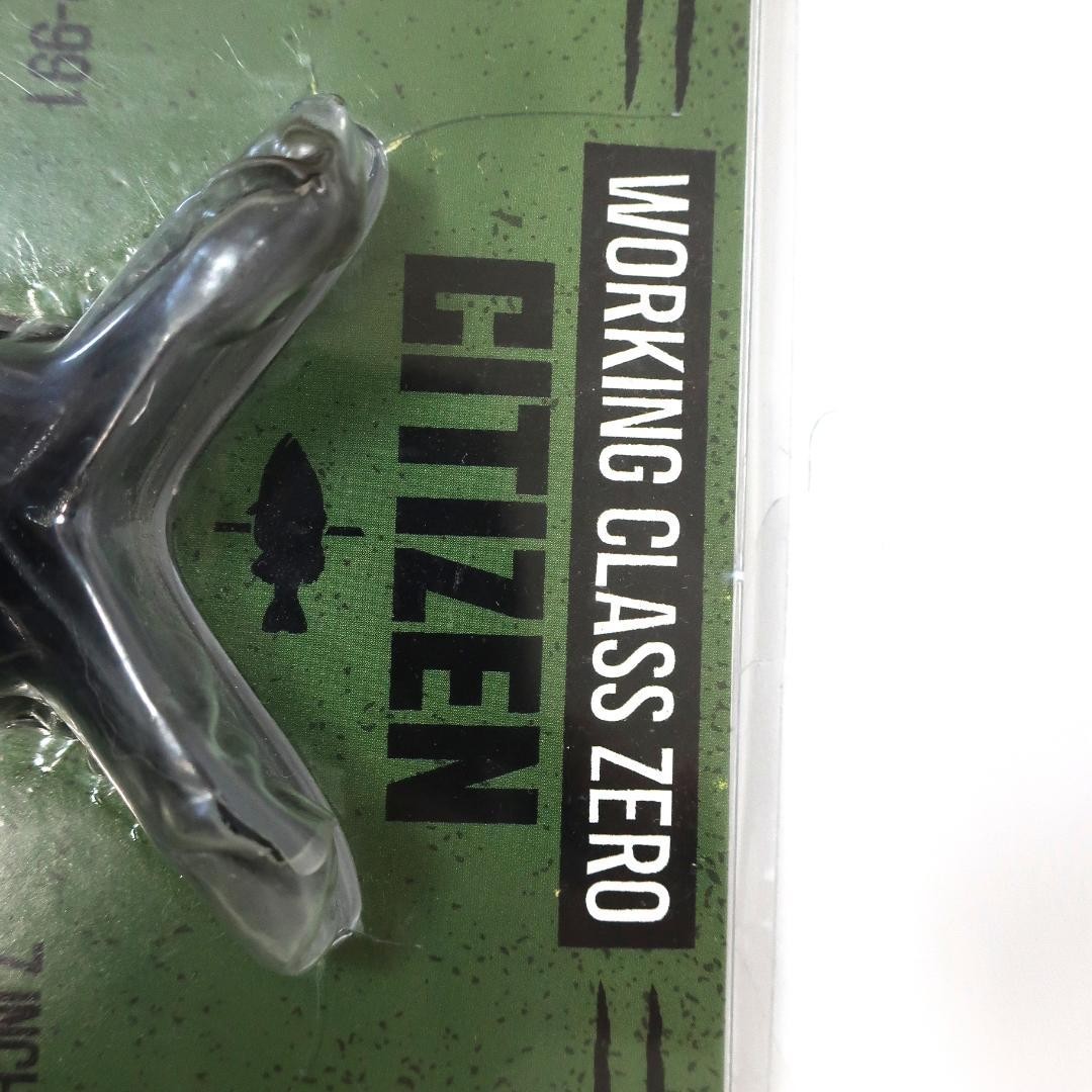 Unopened Working Class Zero Citizen 7 inch swim bait black fishing gear