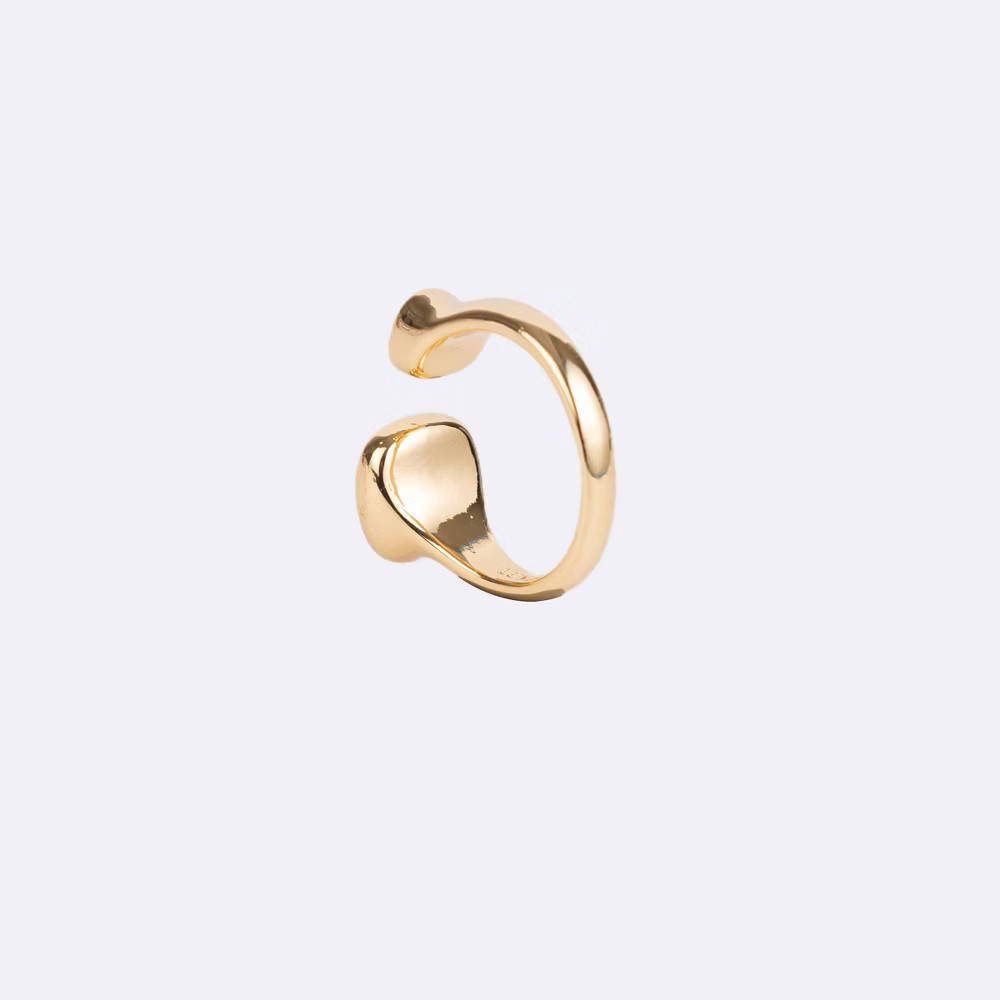 Luv Aj Honey Resin Stud Ring – Pink Size 8
