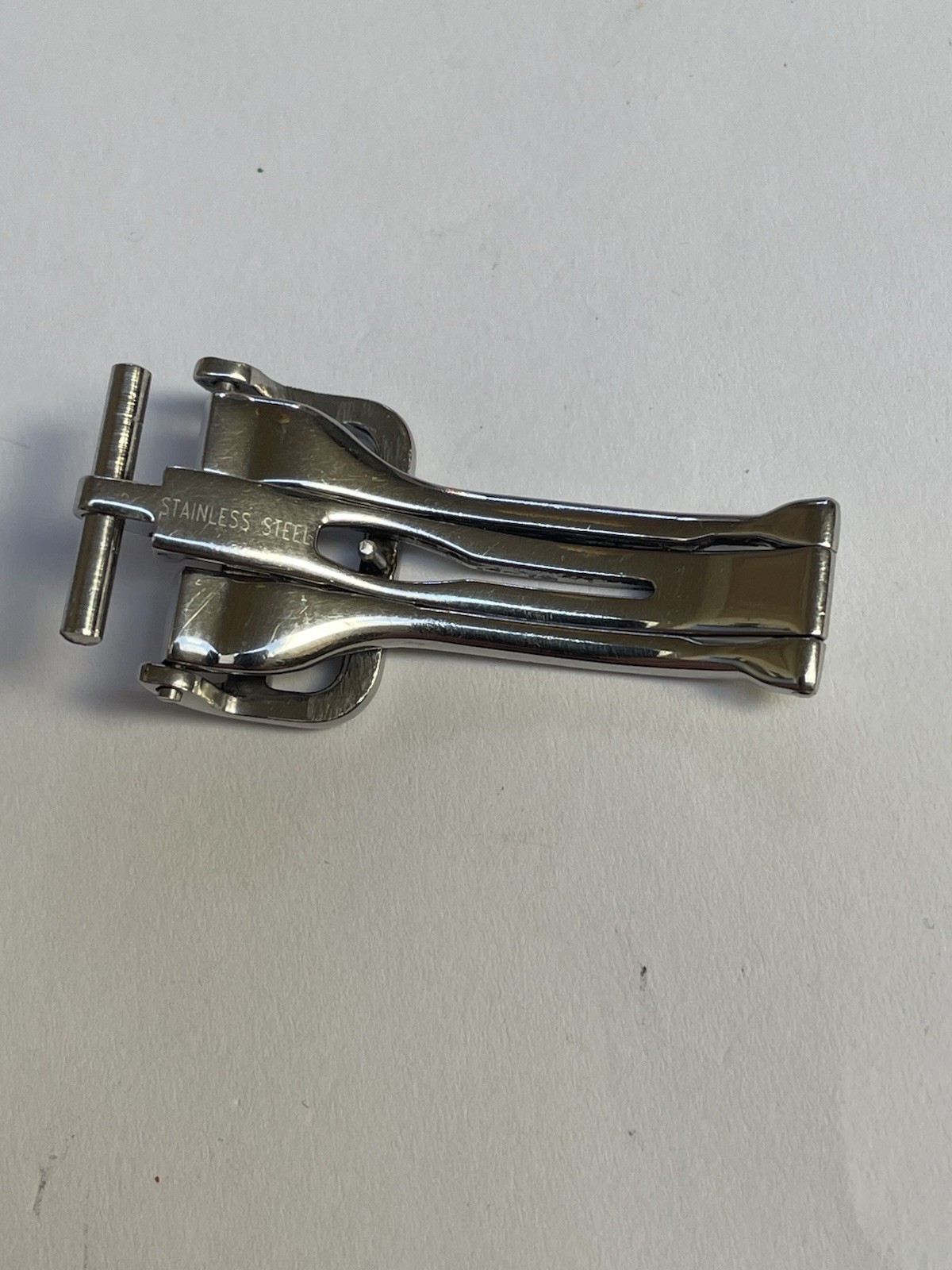 Original Hermes 16mm Deployment Clasp Stainless Steel Folding Buckle