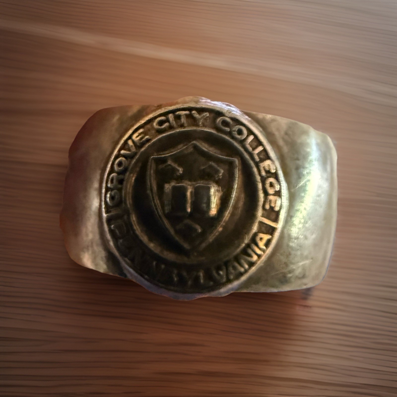 Grove City College Sterling Silver Class Ring • Size 6.25 • 5.46g- 1 Owner.
