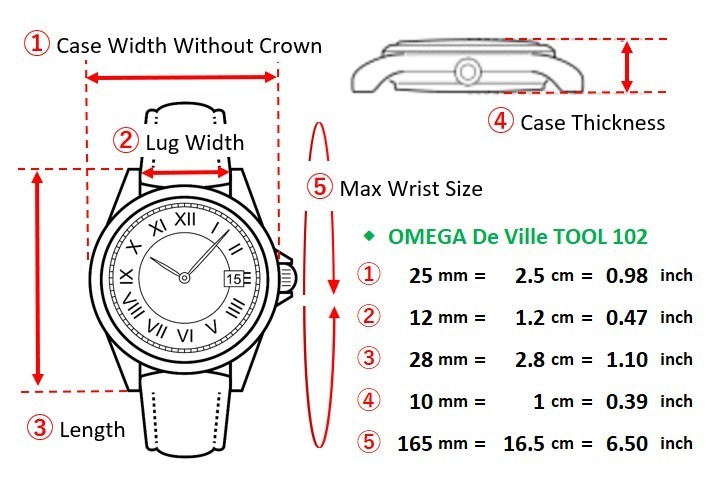 [Near MINT] Vintage OMEGA De Ville TOOL 102 Automatic Silver 25mm Women’s Watch