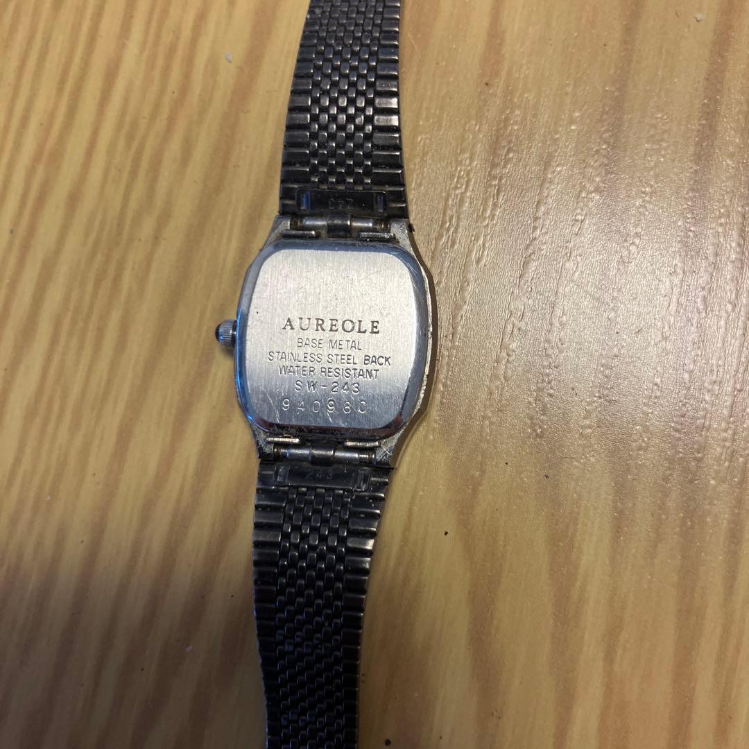 Aureole Quartz Watch SW-243 Analog Classic From Japan