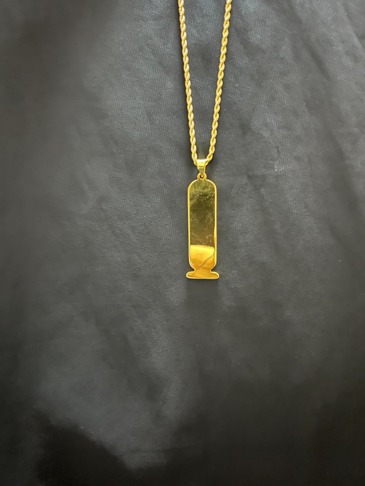 Write Your Name – Custom Egyptian Cartouche Necklace – Personalized Hieroglyphic