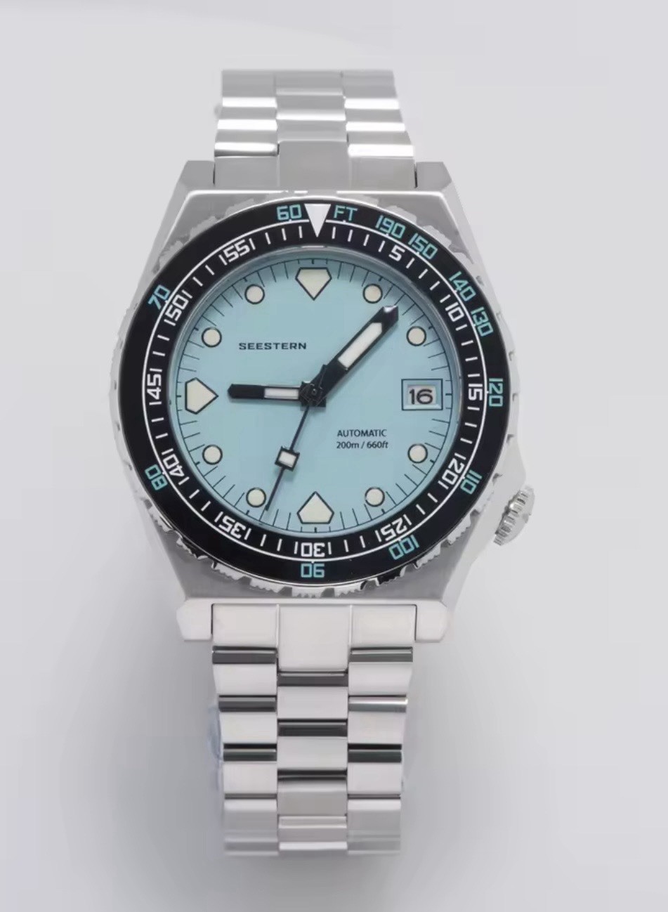 Seestern Automatic 40mm 20ATM Teal Blue Dial Sapphire
