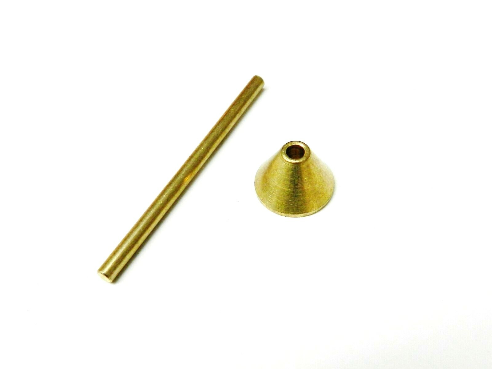 Brass Sprue Former Cone & Rod Mandrel for Jewelry Mold Making Wax Injection 3pc