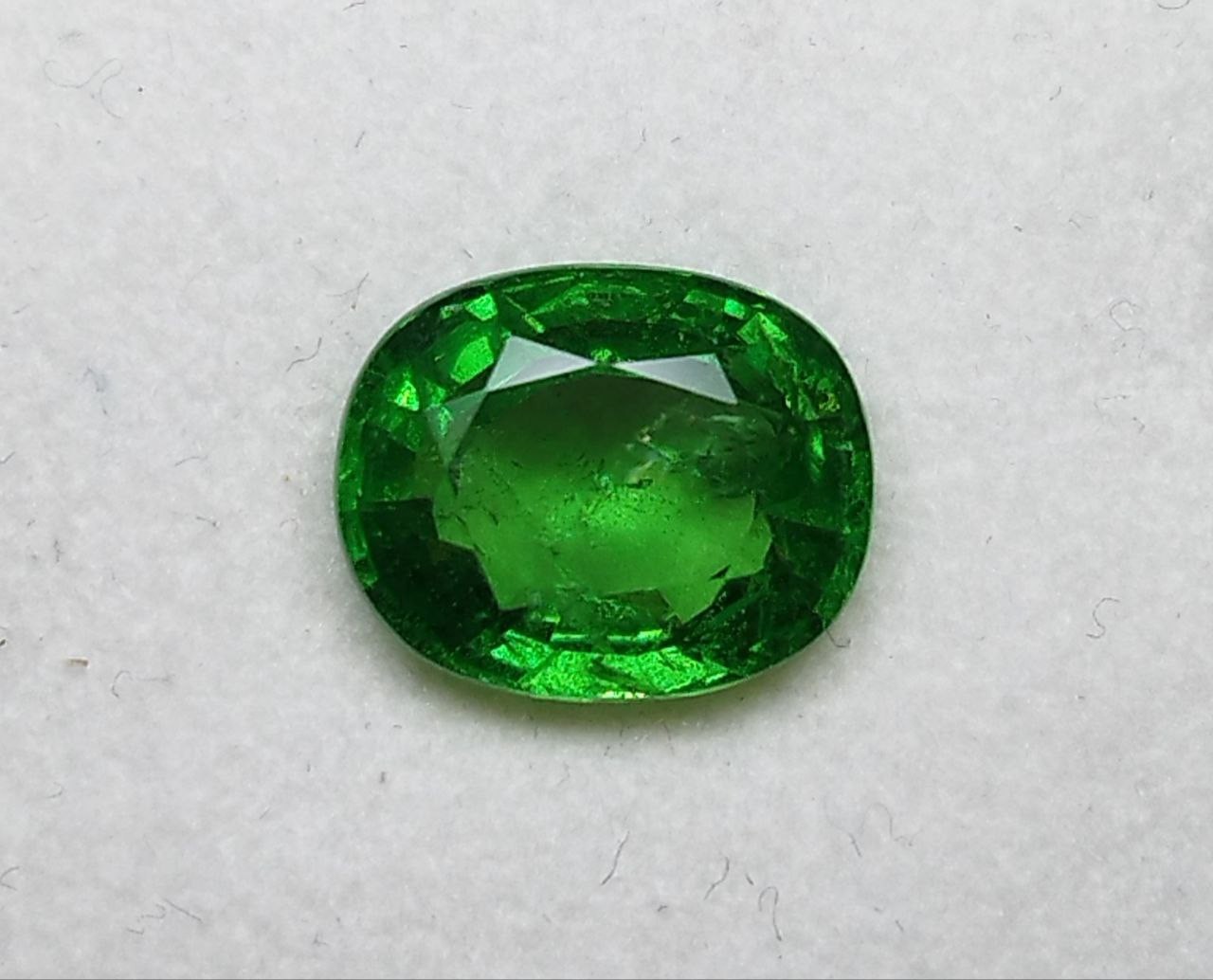 INVESTMENT 4.66ct GIA Certified Natural Vivid Green Tsavorite Garnet Loose Gemst