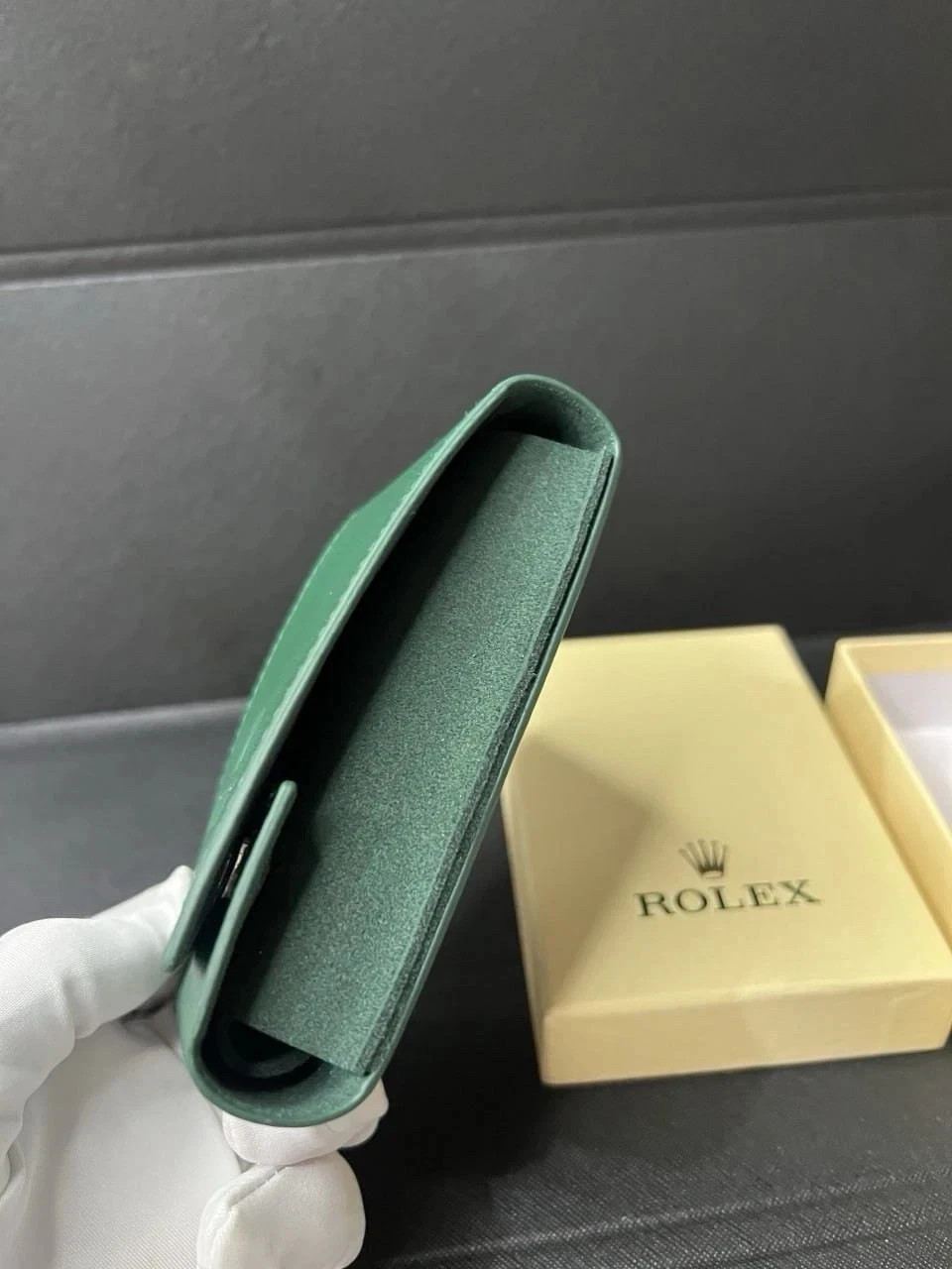 Rolex Case Leather Travel Pouch Service Center Premium Version-Gift For Watch-1