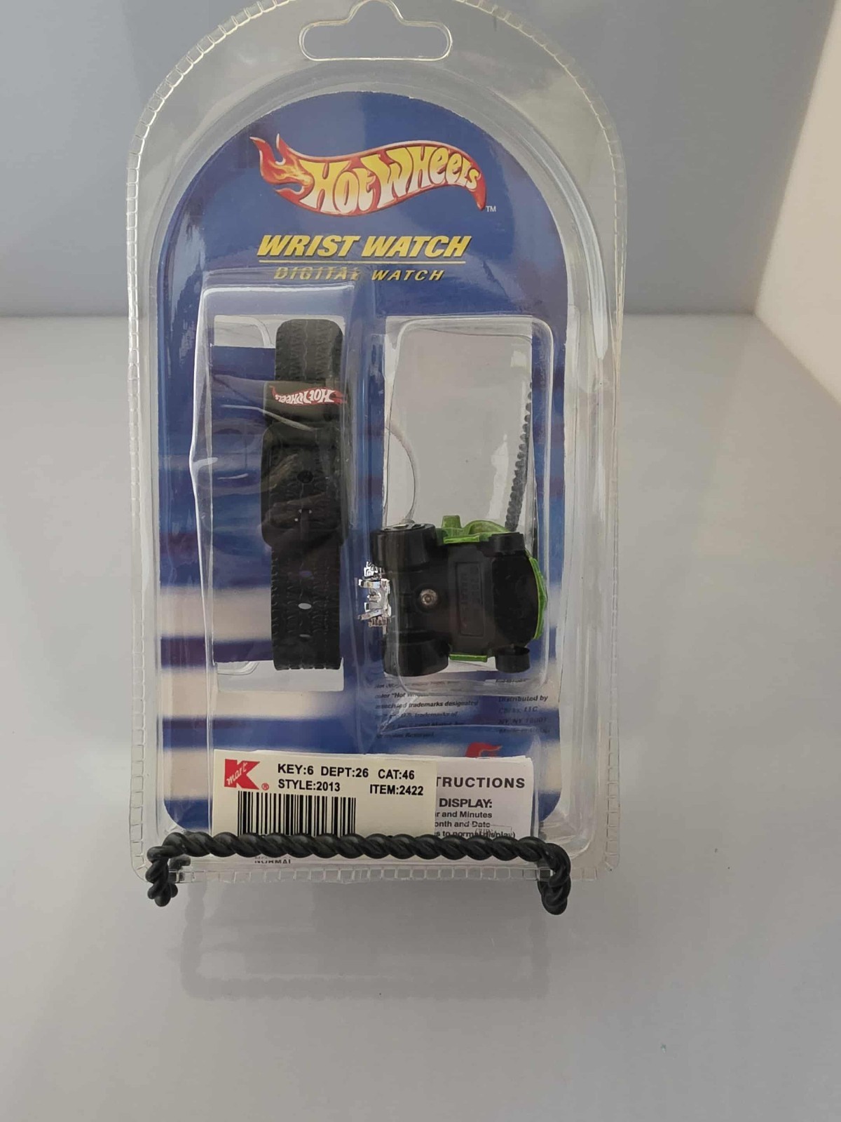 Hot Wheels Race Digital Wrist Watch w/ Hyper Mite Car – Vintage NIB