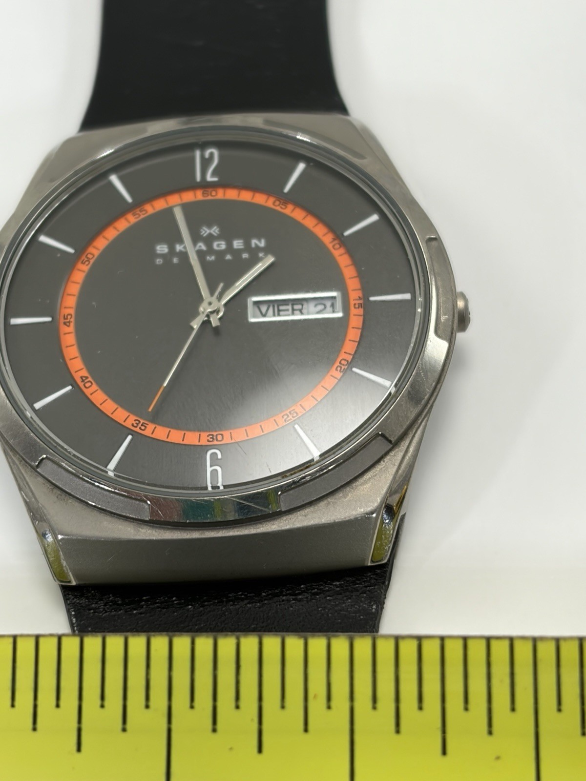 Skagen Melbye Grey Dial Grey Mesh Men’s Watch SKW6007