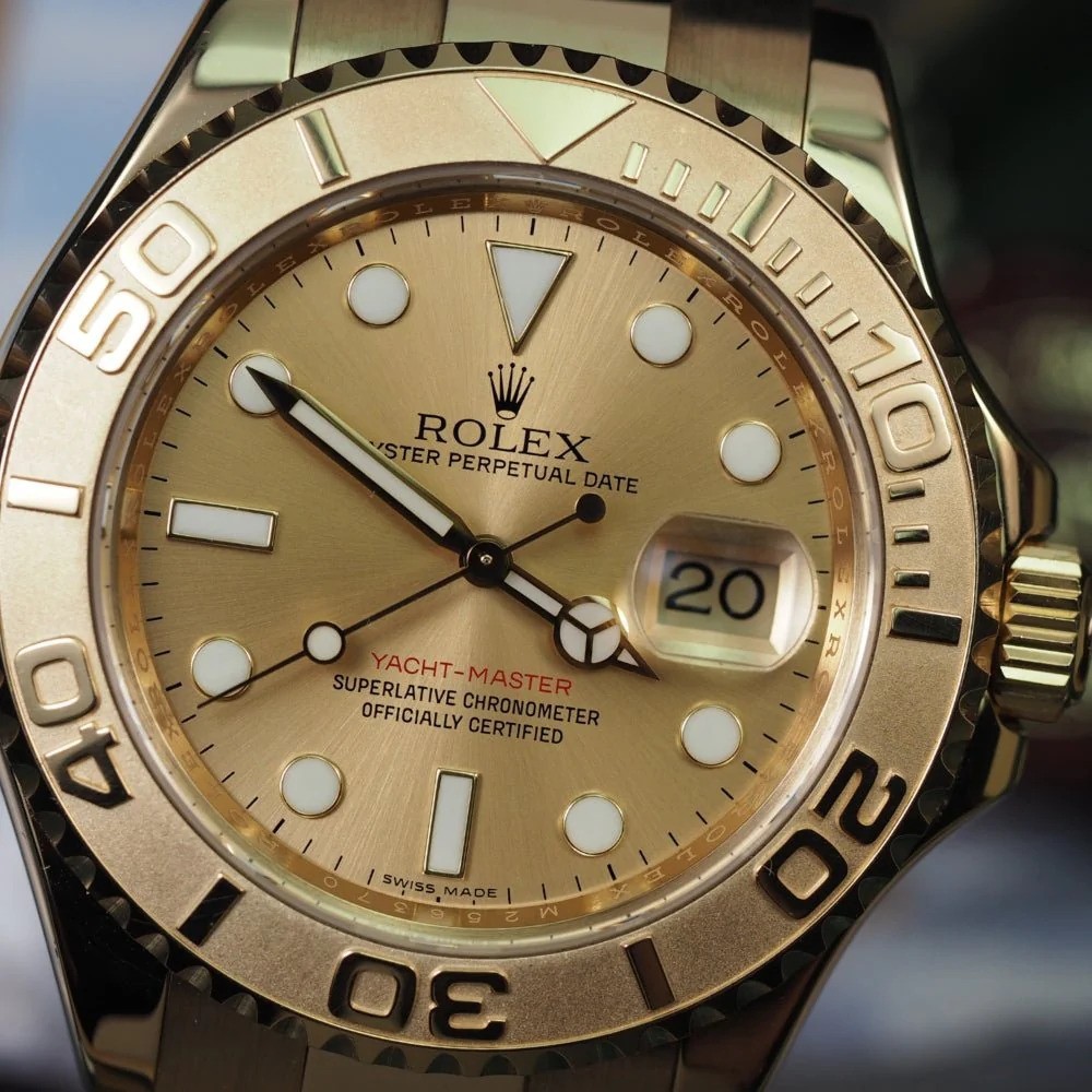 2010 Rolex Yacht-Master 16628 18k Yellow Gold