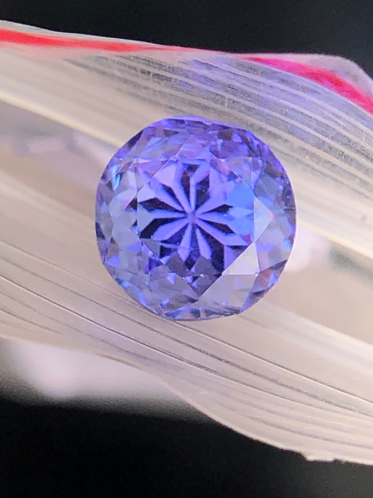 6.40 MM AAABlue Tanzanite Round 1.30 Ct Faceted Gemstone For Making Jewelry/Ring