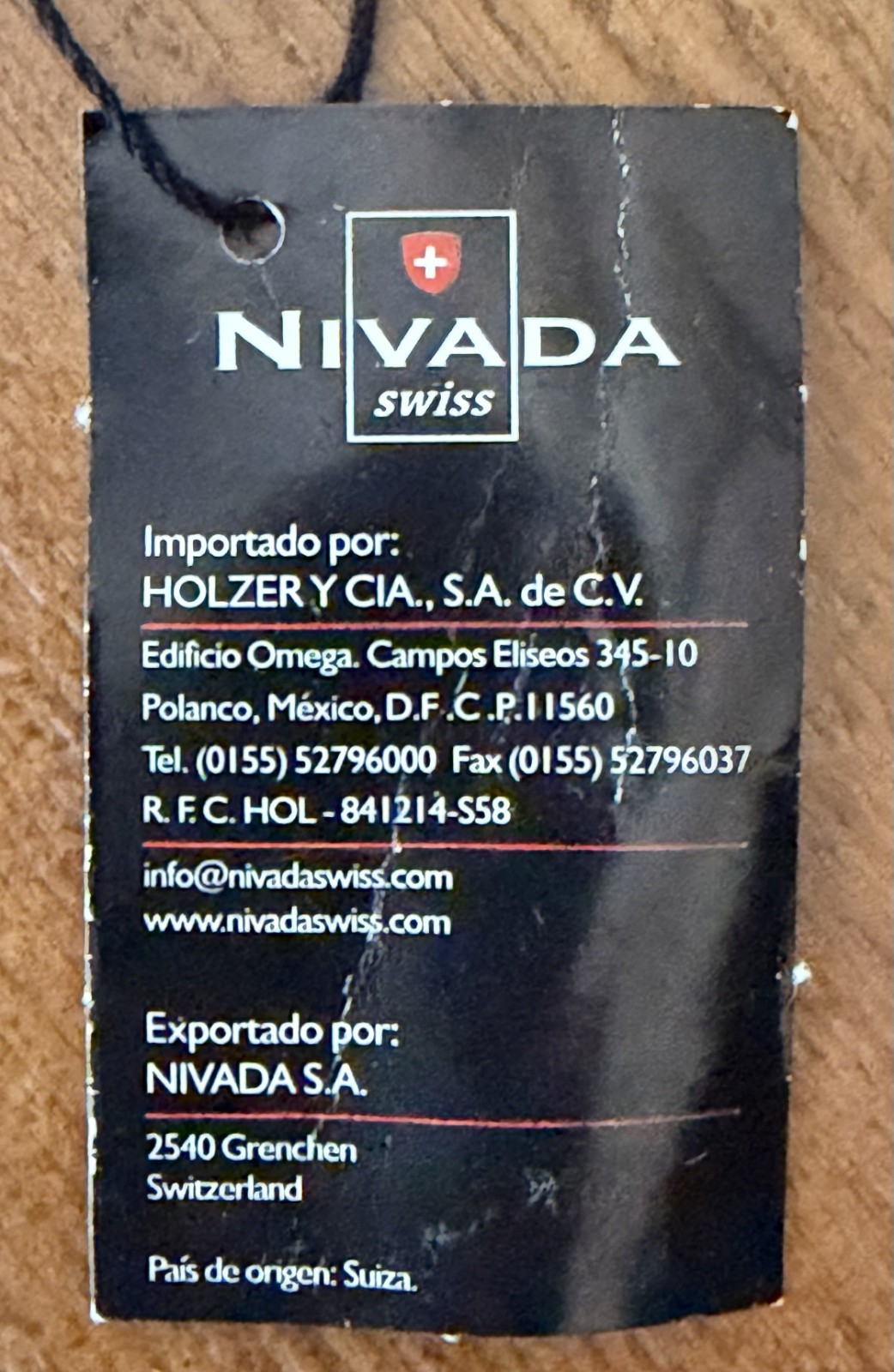 NIVADA “SWISS” Ladies Watch NOS Unworn w/Box Tags GC2386L12, XXX GUILLOCHE Dial