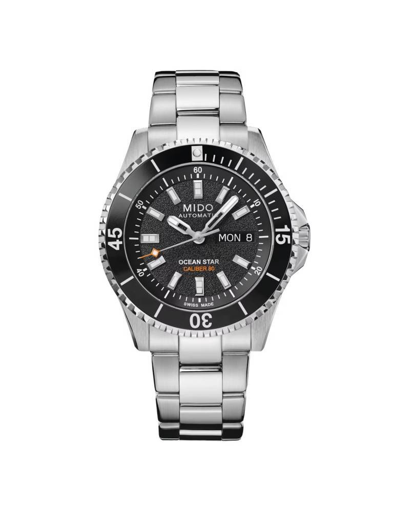 Mido Oceanstar 200 Watch M0269301105100 Black Steel Watch 41mm Automatic