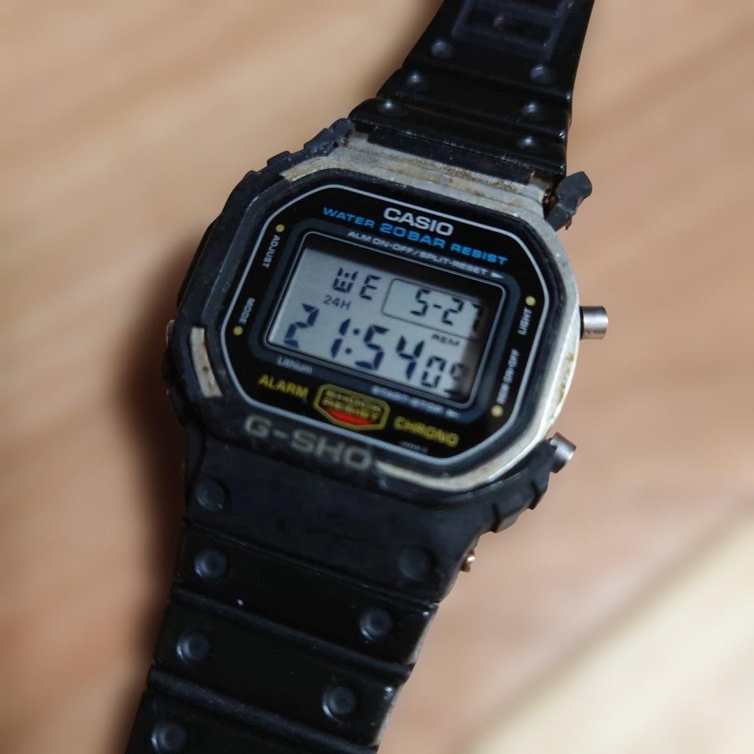 036 dw 5600 691 CASIO Digital Watch Black No.gs3541