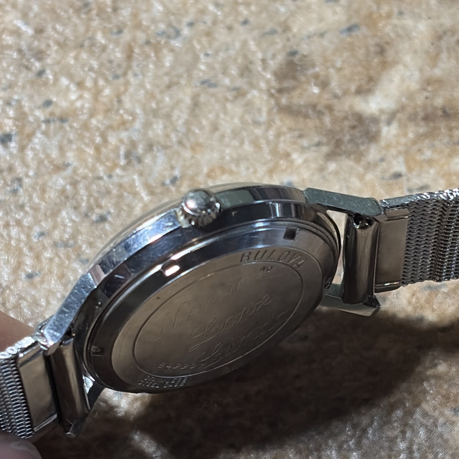 Vtg BULOVA Sea King Men’s Automatic 11 ANACD Watch Date Blue dial (Repair) READ