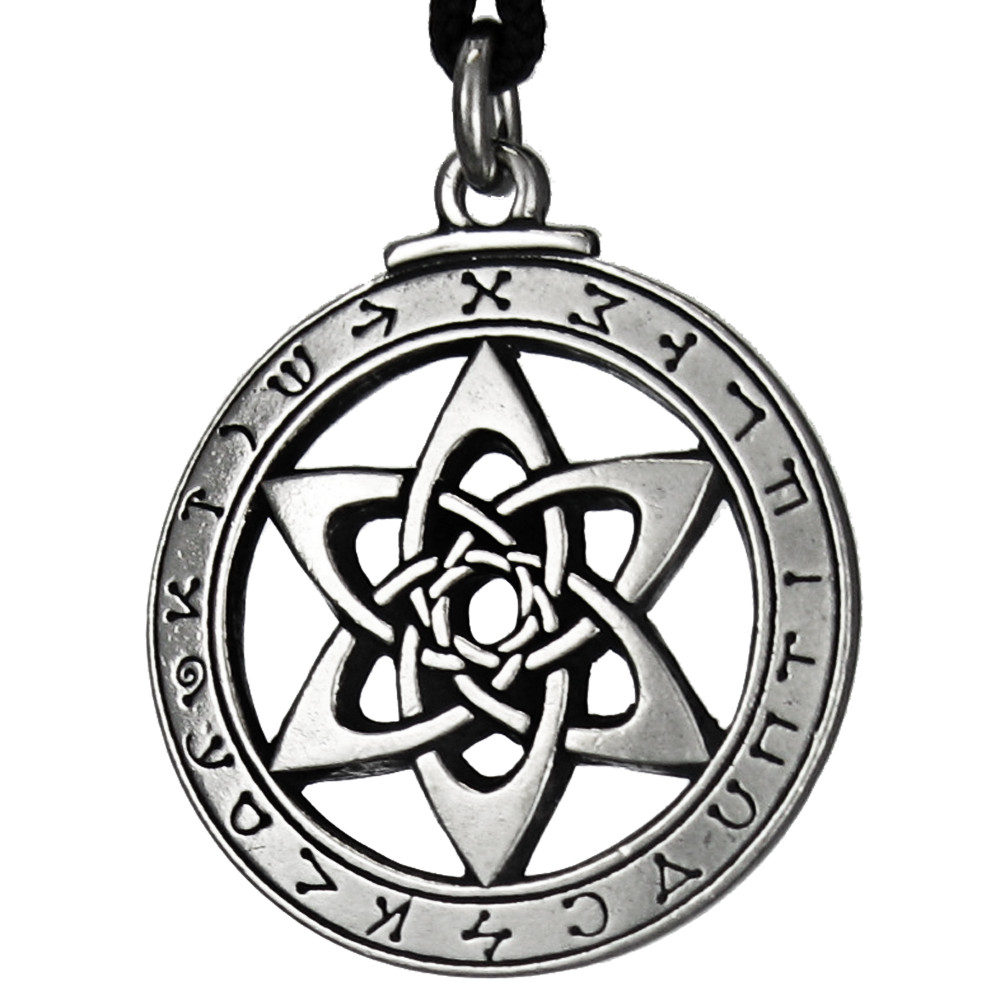 The Astrologer’s Star Necklace Angel Pendant – Occult Talisman Ceremonial Amulet