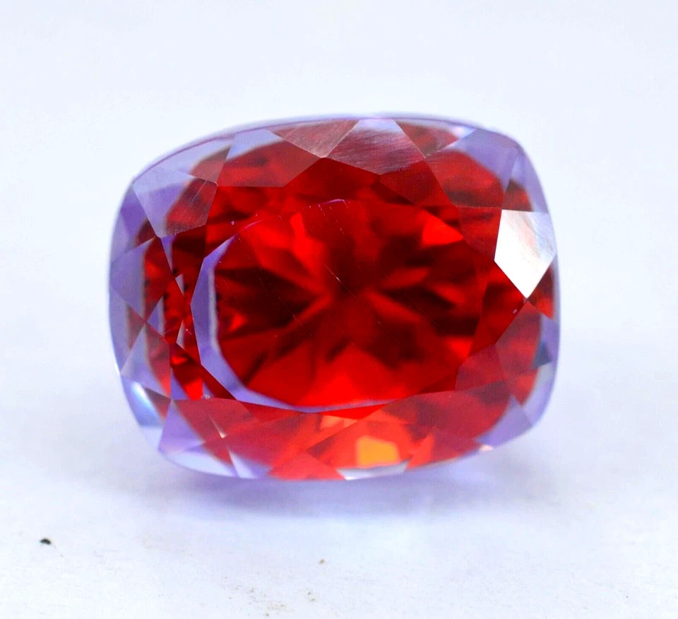 Natural Pitambari Sapphire 10 Ct+ Cushion Cut Bi-Colour Loose Gemstone Certified