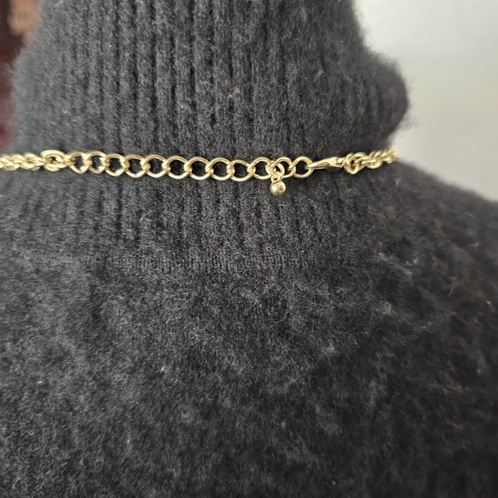 Gold Tone Blue Faceted Floral Statement Necklace Chunky Bib Necklace