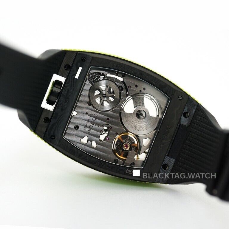 Corum Lab 01 Damascus Steel Green Wristwatch Z410/03954 – 410.100.43/F371 AV01