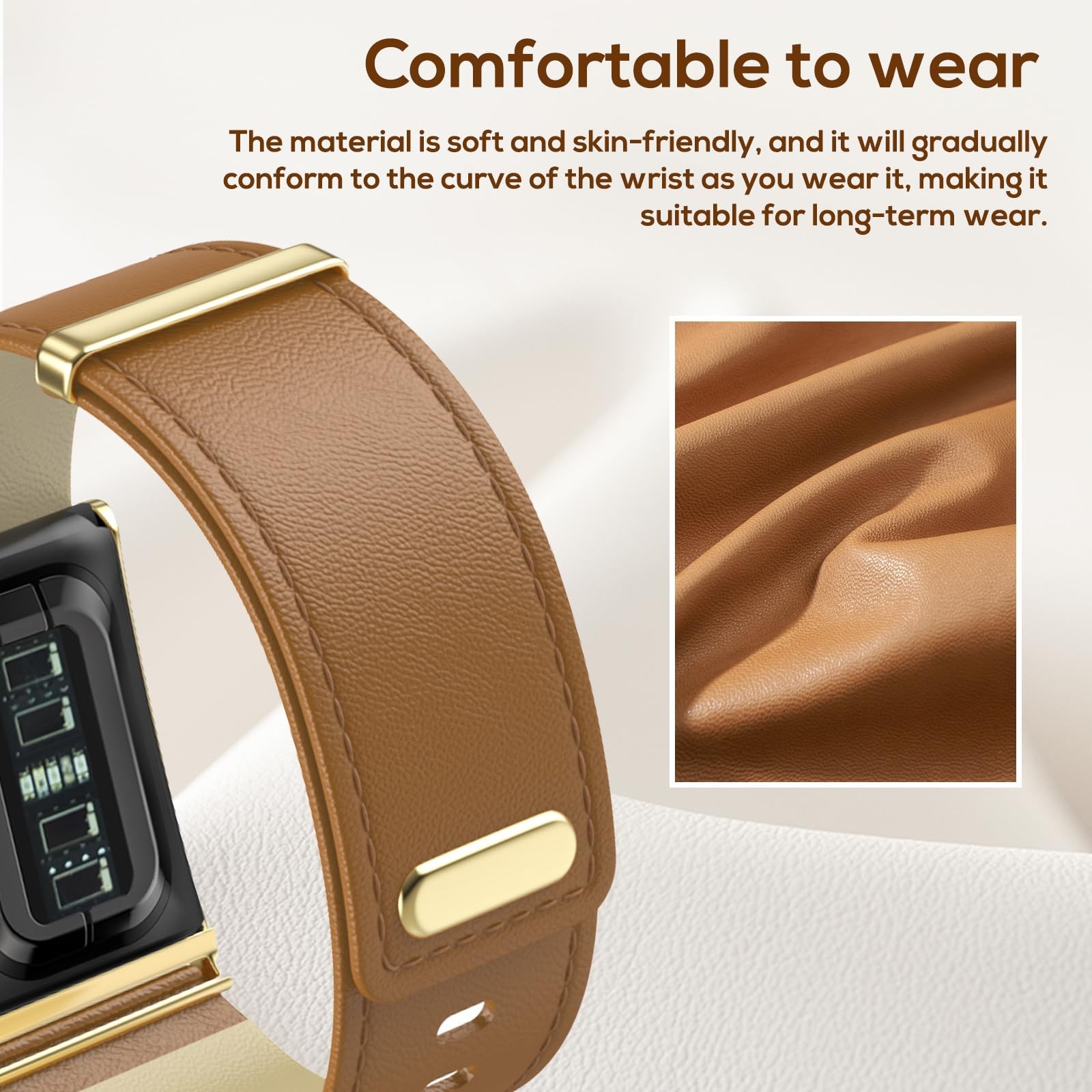 Anpzband Leather Band Brown