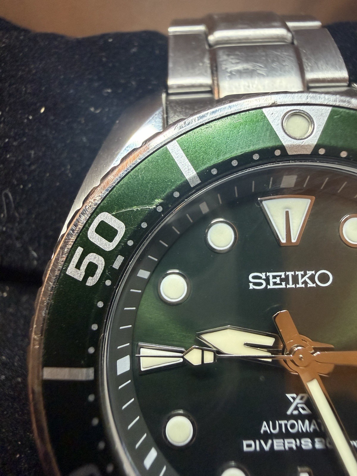 Seiko Men’s Prospex Diver Scuba SBDC081 Watch Green Automatic Analog