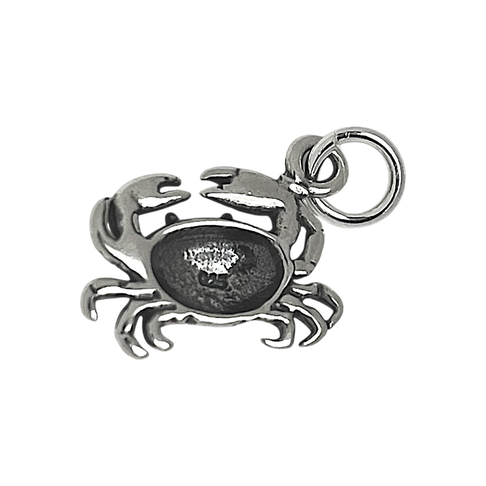 Sterling Silver Crab Charm Pendant Necklace-925 Sterling Silver #C118