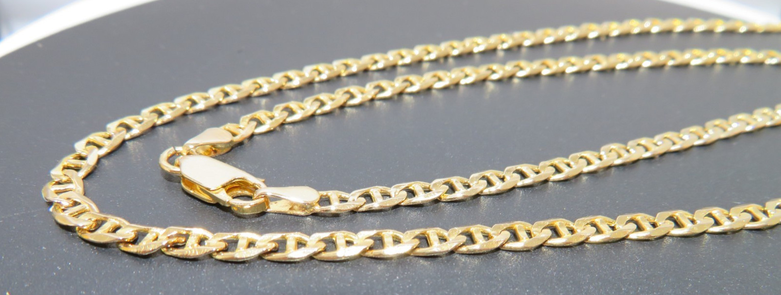 14K YG GUCCI LINK CHAIN 20″ LONG 3.54 MM WIDE 11.10 grams (AI-3012)