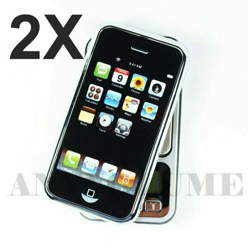 Two 0.01g x 200g iPhone Digital Pocket Jewelry Scales – 2X Precision Scales