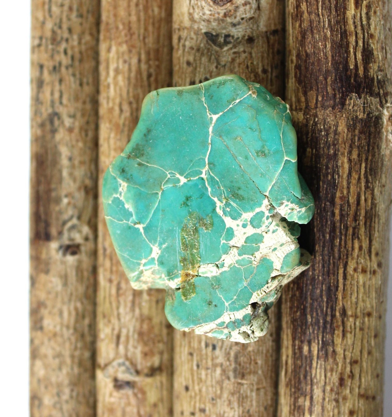 Blue Ridge Turquoise 46.35 Ct Natural Sleeping Beauty Gemstone Slab Rough T40587