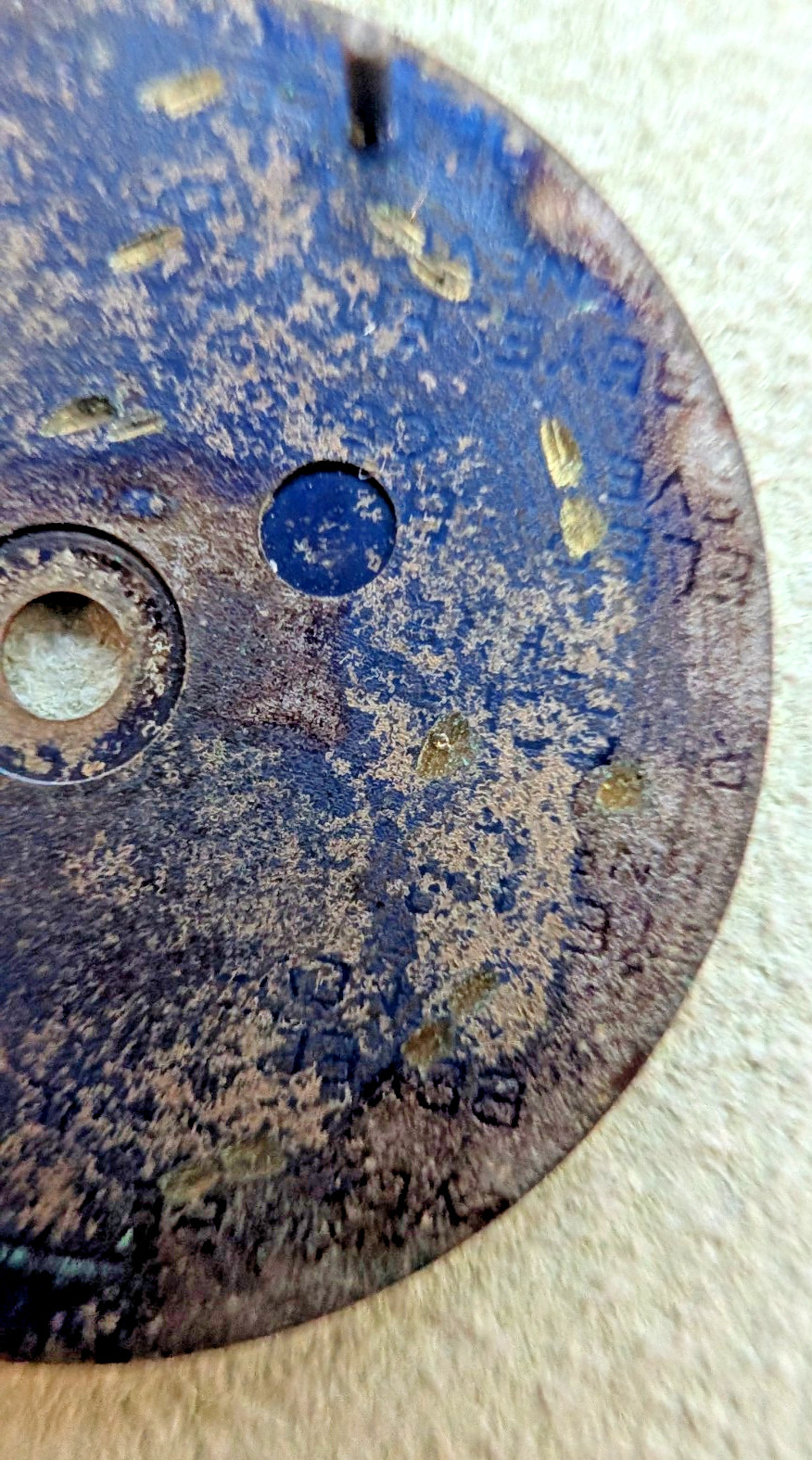 VINTAGE ROLEX “ROOT BEER” NON QUICKSET NIPPLE DIAL.