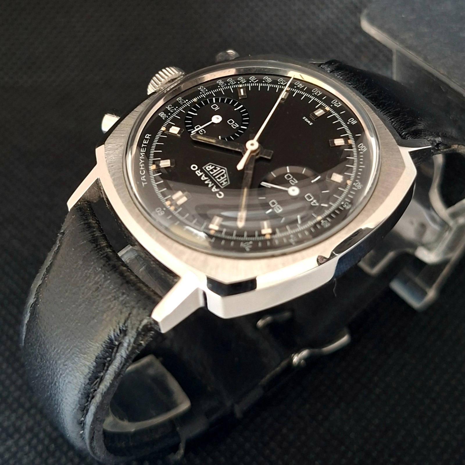 Heuer Jarama ref.110.225 vintage 1978 automatic chronograph cal.12