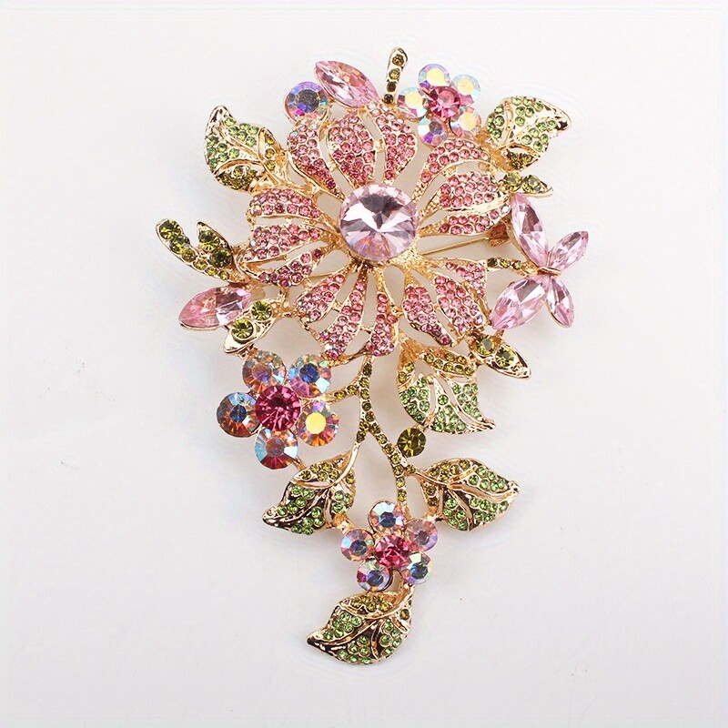 Vintage Statement Openwork Air Flower Rose Brooch AccessoriesJewelry Gift