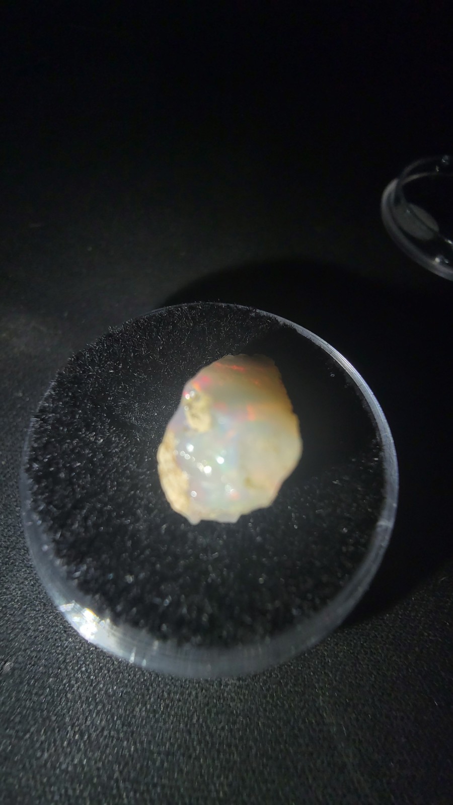 Natural Welo Ethiopian Opal 3.6ct Raw Gem Real AA+ Pink Green Red Rolling Flash
