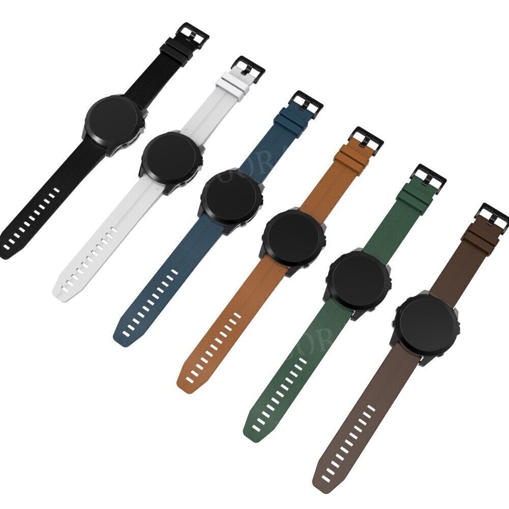 TPU Leather Watch Band Strap For Garmin Fenix 7 7X 7S 6 6X Pro 5 5X 3HR Epix 935