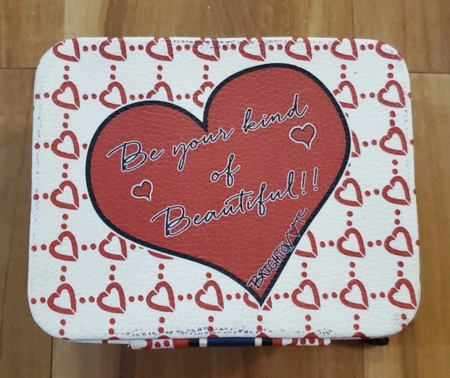 Brighton Be Your Kind Of Beautiful Soft Case Travel Zipper Jewelry Box AS IS