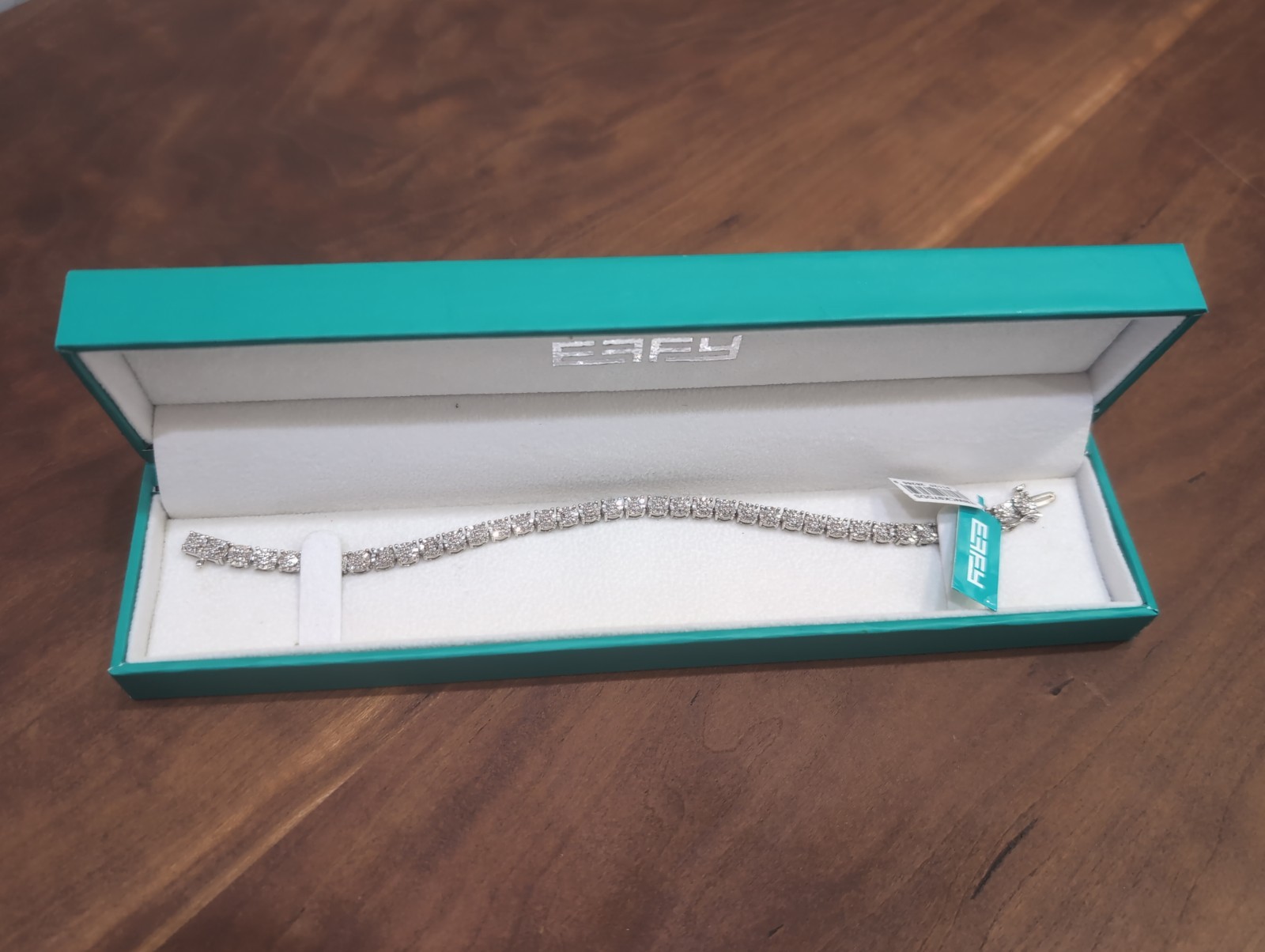 Effy Diamond Tennis Bracelet 925 Sterling Silver 0.46 CTW H/I I1 Elegant