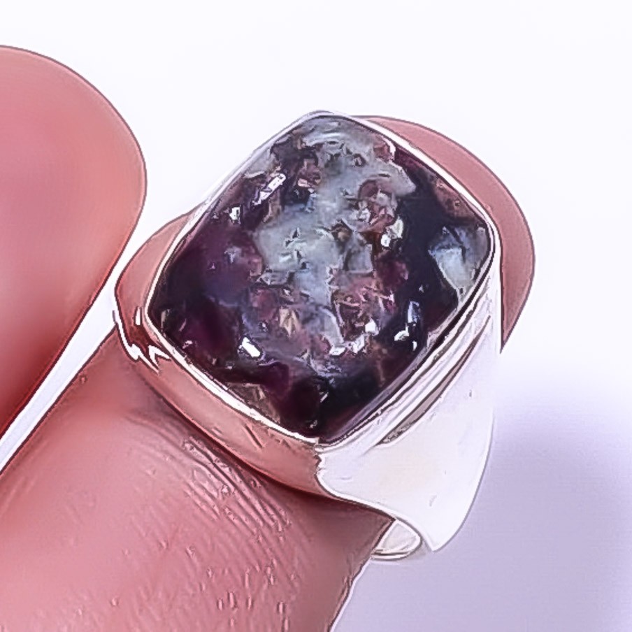 Eudialyte – Russia Gemstone 925 Sterling Silver Handmade Ring 8.5 T76 A330