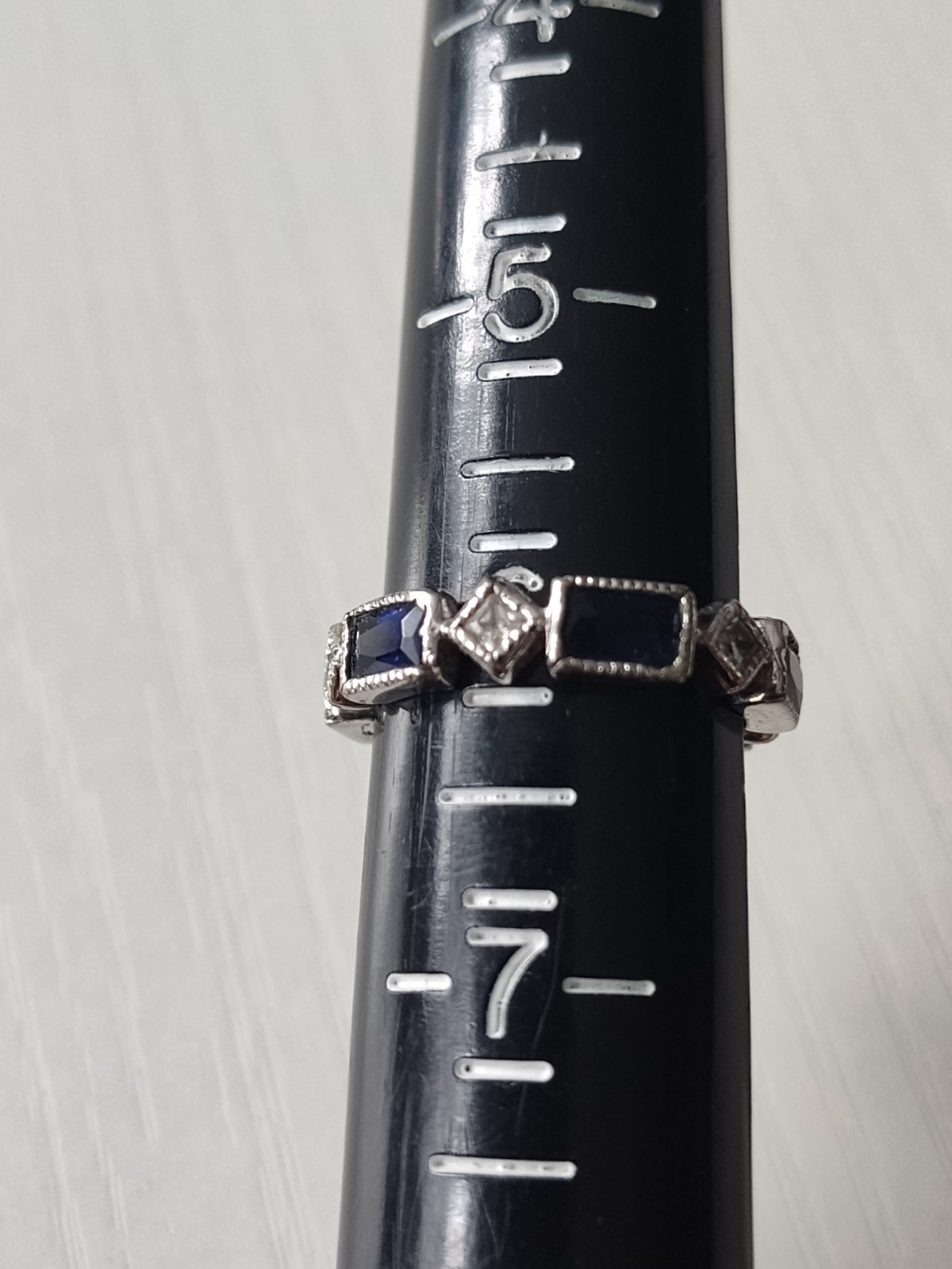 .925 Solid Silver Size 6 Cocktail Ring New