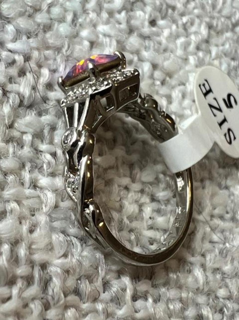 Women’s Silver Tone Cocktail Ring