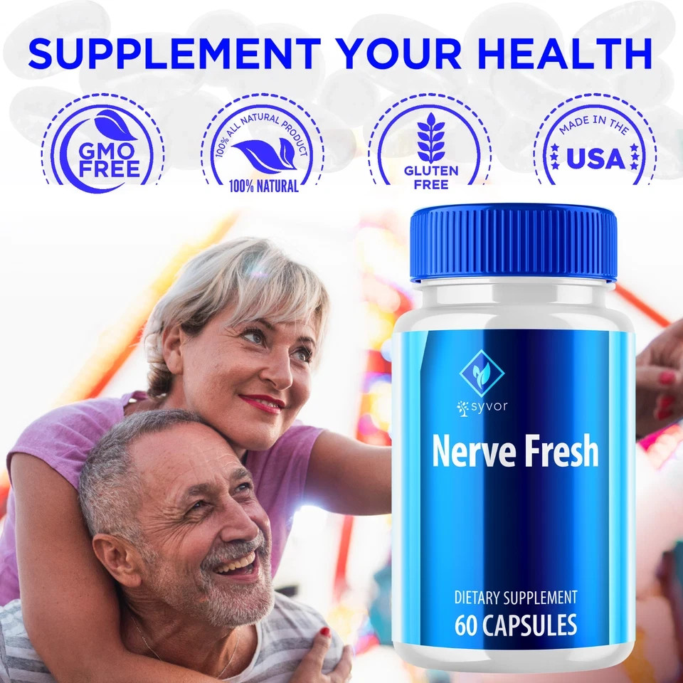 Nerve Fresh Advanced Nerve Support Formula Maximum Strength Vitamin 120 Capsules