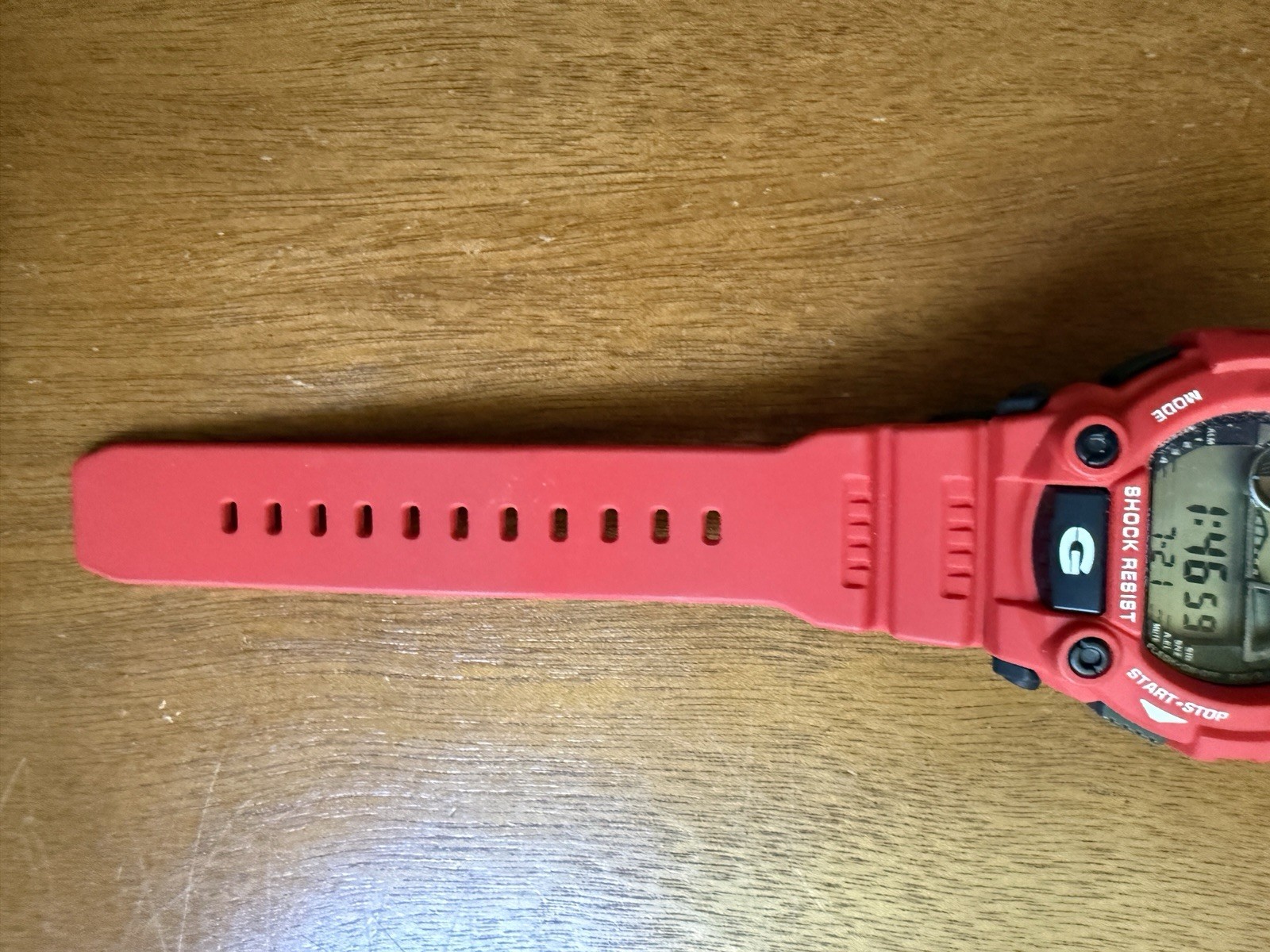 Casio G-Shock Red 3194 G-7900A-4 Tide/Moon Digital Watch