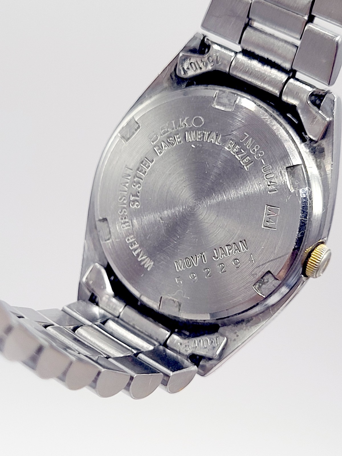 24mm [WORKS] 1995 Seiko Women’s Silver & Gold Tone Ladies Watch Day Date