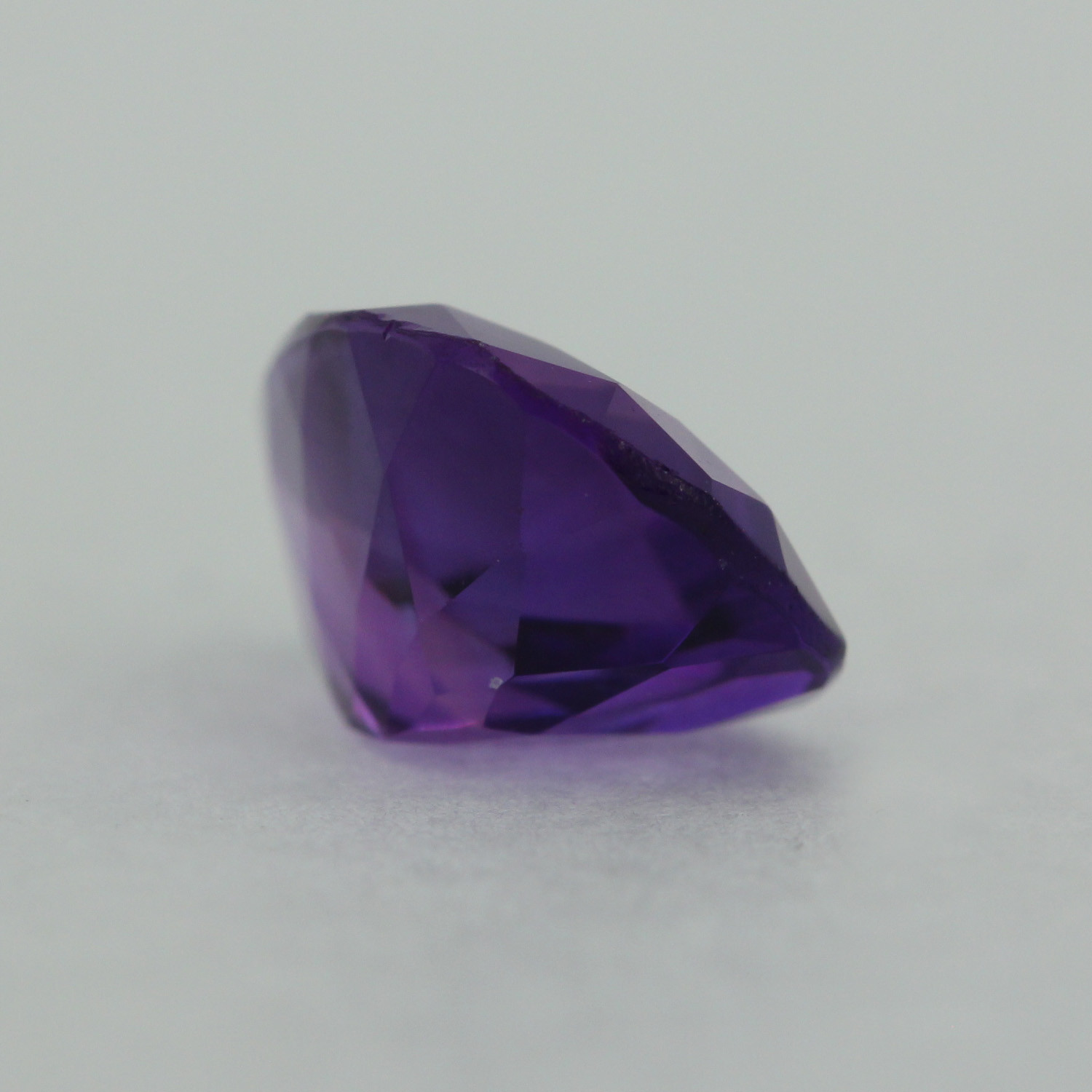 Loose Pear Shape Cut Genuine Natural Amethyst Stone Single Purple Birthstone
