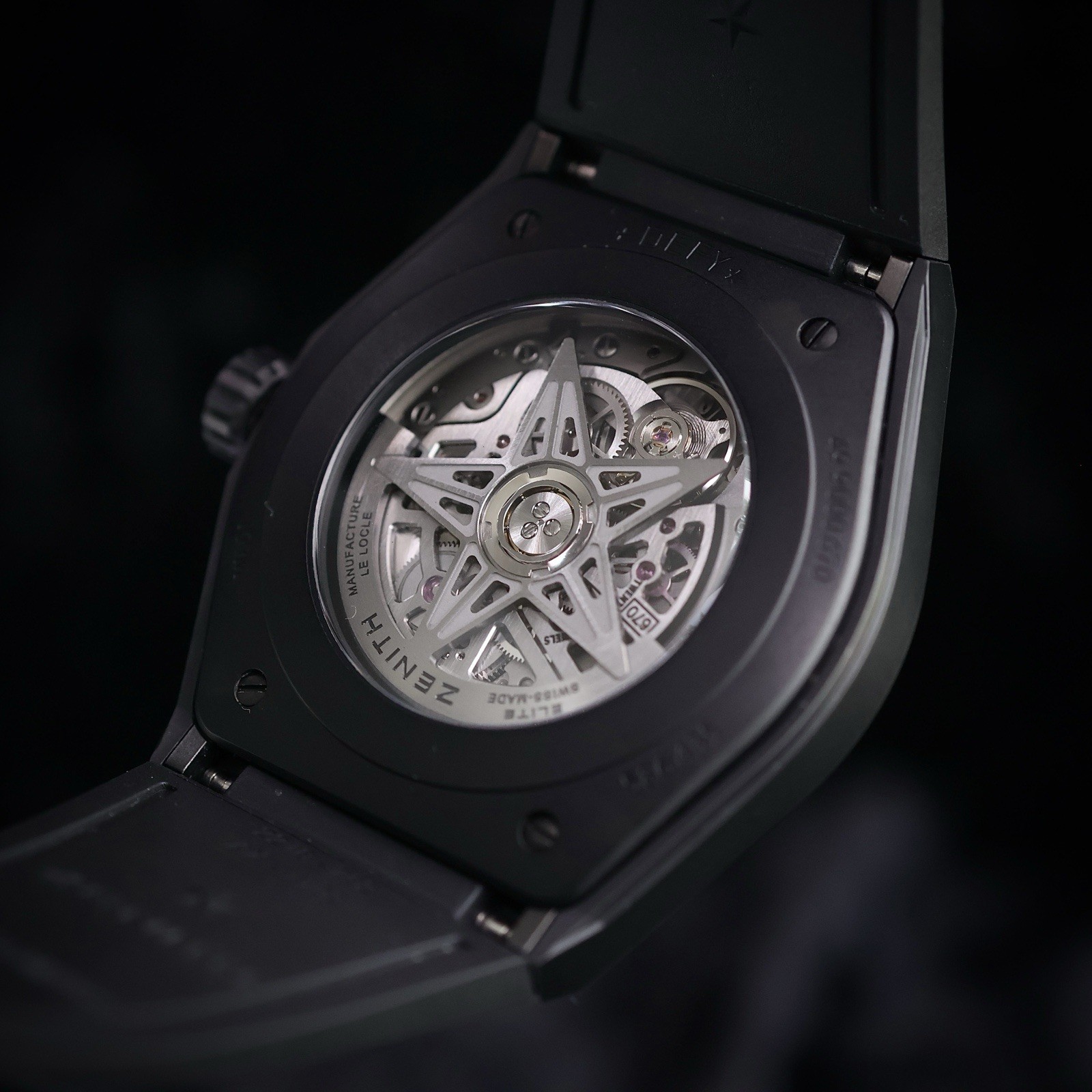 Zenith Defy Classic Black Ceramic Skeleton 49.9000.670/77.R782 – 2022 Full Set