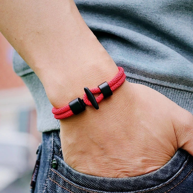 Milan Rope Handmade Bracelet for Men Women Outdoor Survival Camping Jewelry Gift