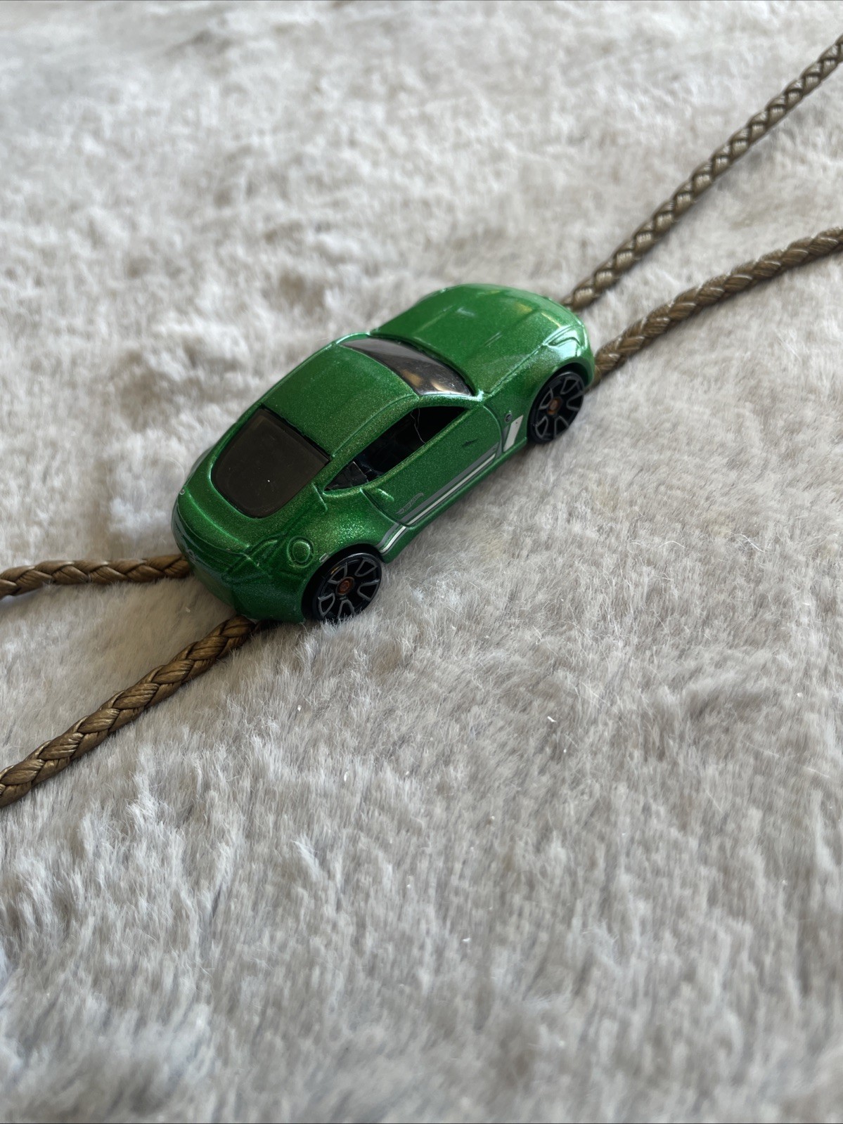 Hot Wheels Nissan 307Z distressed racing car bolo tie